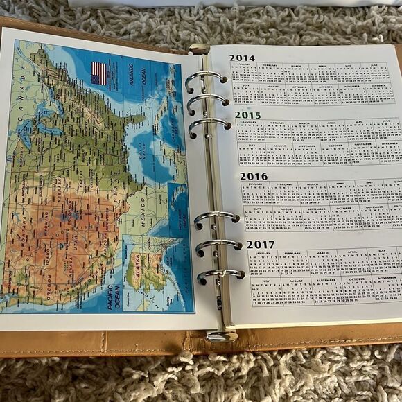 J Francis leather day planner - Picture 10 of 15